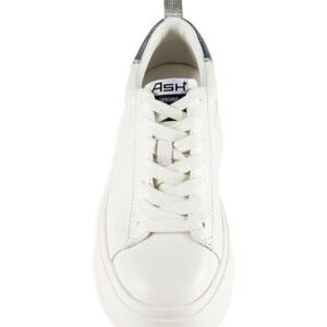 LIKE NEW - Ash platform low top sneakers - size 39 - White with silver back